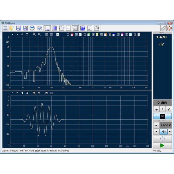 Main product image for Audiomatica CLIO Pocket Ver 3 Personal Acoustic Mea 390-900